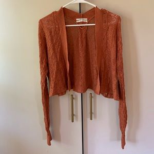 NWOT Anthropologie xs crochet knit cardigan